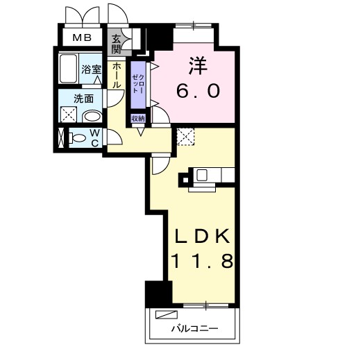 アルンドーインディカ　茨木 間取り