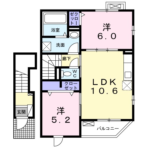 メゾンアレンヌⅠ 間取り
