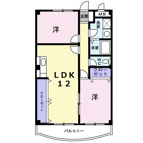 シティコートＳＵＭＩＳＨＯ　Ⅰ 間取り