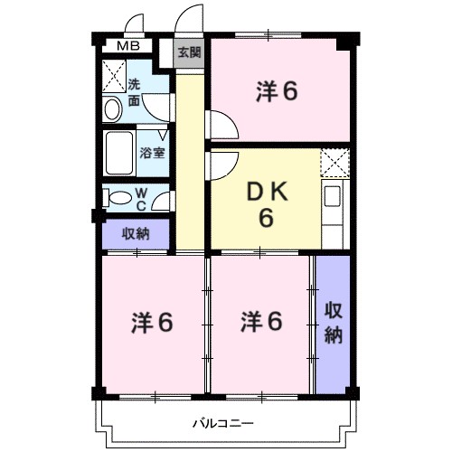 フリーダム武庫の里Ⅱ 間取り