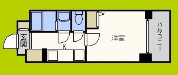 Rainbow　Court立売堀 間取り