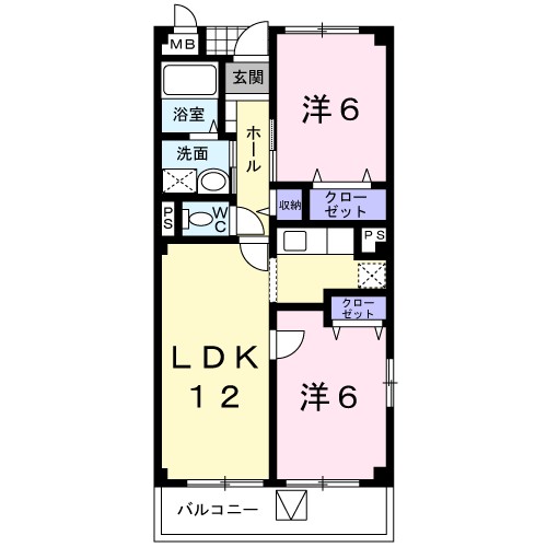シャト－メルヴェイユ 間取り