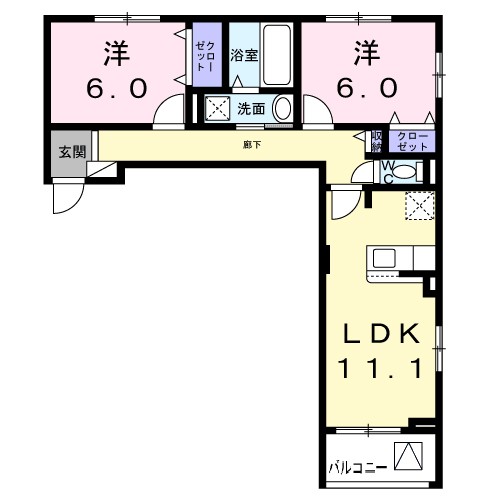 サンロイヤルⅠ 間取り