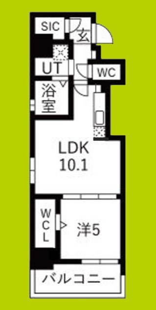 ミラージュパレス本町Depart 間取り