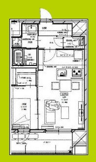 Alivis三国本町 間取り