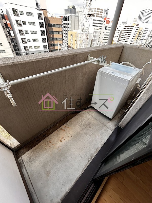 クレハタワーズ東中島 ベランダ