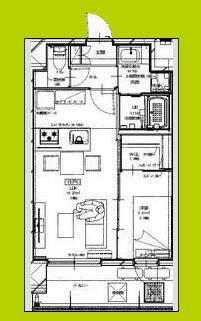 Alivis三国本町 間取り