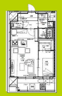 Alivis三国本町 間取り