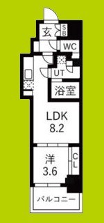 ミラージュパレス本町Depart 間取り