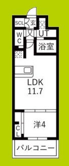 ミラージュパレス本町Depart 間取り