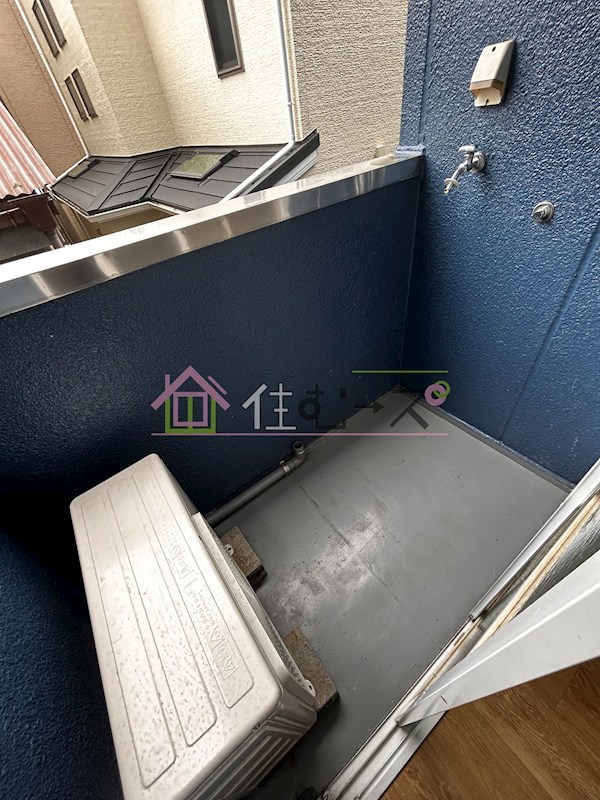 ツインハイツB ベランダ