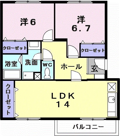 カトルセゾン 間取り