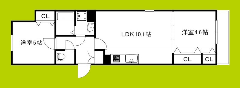 セレニティ豊川A棟 間取り