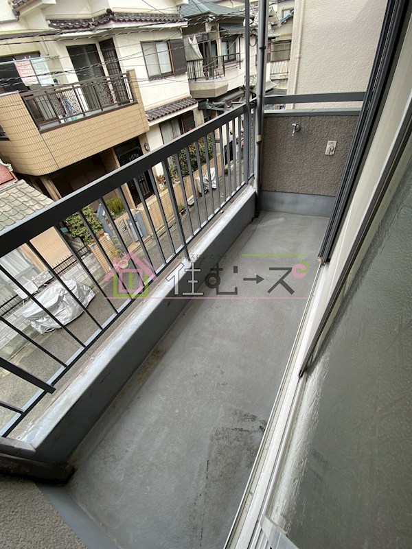 住道矢田5丁目貸家 ベランダ