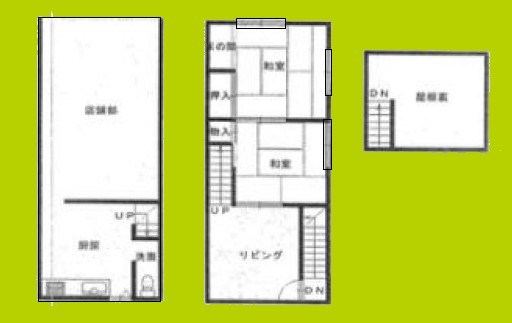 今福西貸店舗 間取り