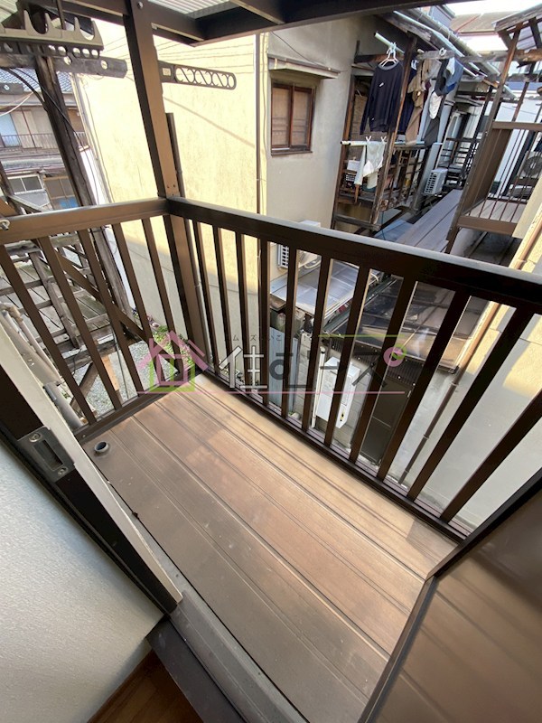 今川4文化 ベランダ