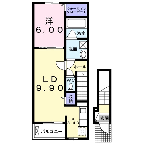 パール・トゥ・シャイン恵梨 間取り