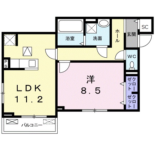 Ｋ&rsquo;ｓ　ｆｌａｔ 間取り