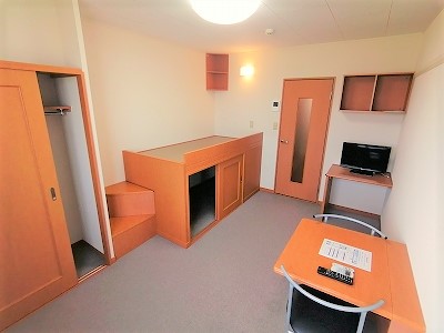 レオパレスグリーンアベニュー ベッドルーム