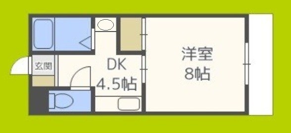 キンキ北ハイツ 間取り