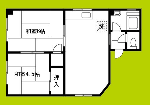 コーポ平野上町 間取り