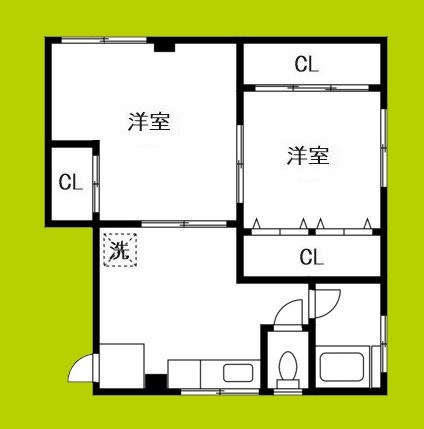 グローバルハイム三先 間取り