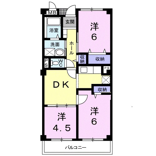 ルミエール・ド・ソレイユ 間取り