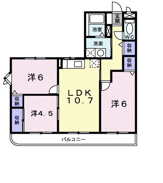ローレル　ハイツ 間取り