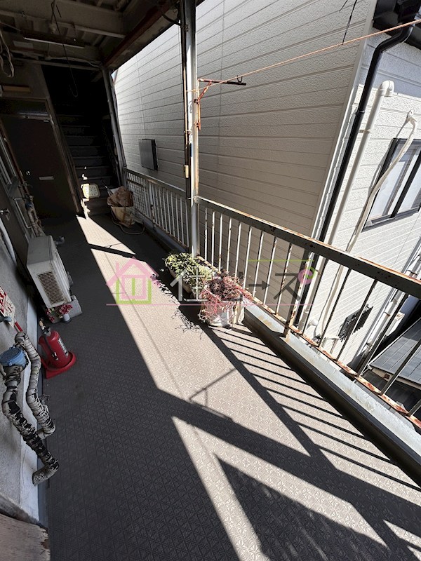 長舟マンション ベランダ