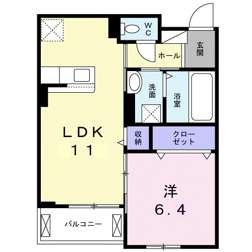 シャルール　メゾン　Ⅱ 間取り