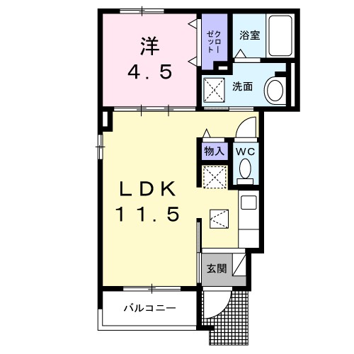 フォンターナ西大路 間取り図