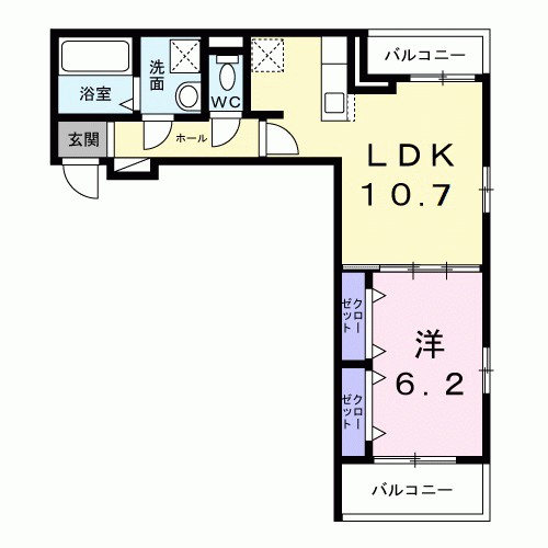 エクラ宝塚 間取り