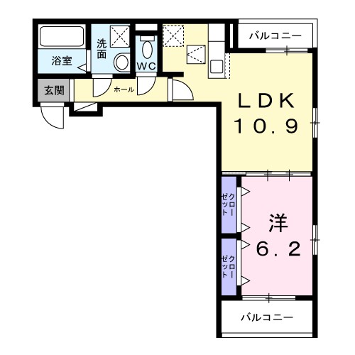 エクラ宝塚 間取り