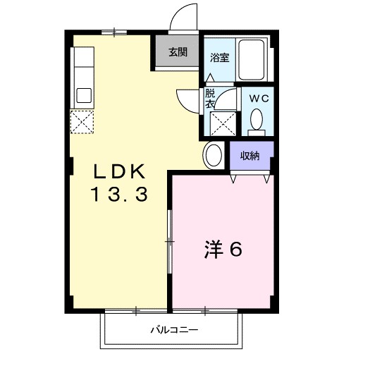 グリーンハイツカワムラ 間取り