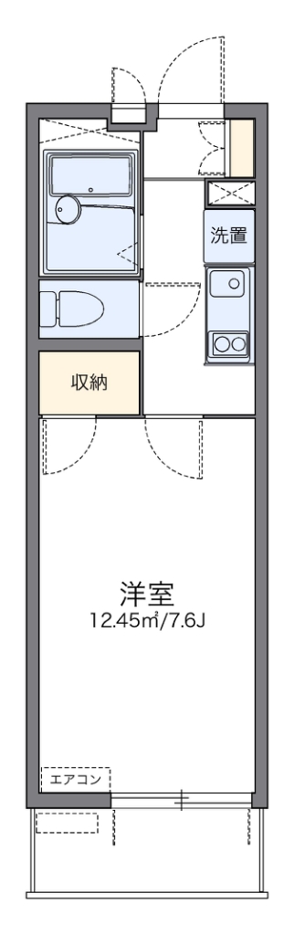 レオパレスＷｉｎｄⅡ 間取り