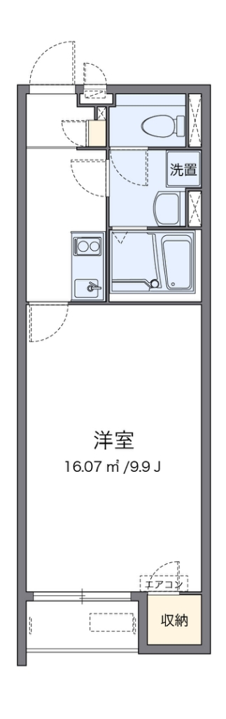 クレイノクリエイト仁川 間取り