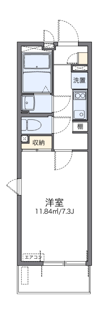 レオネクスト江坂ハイツ 間取り
