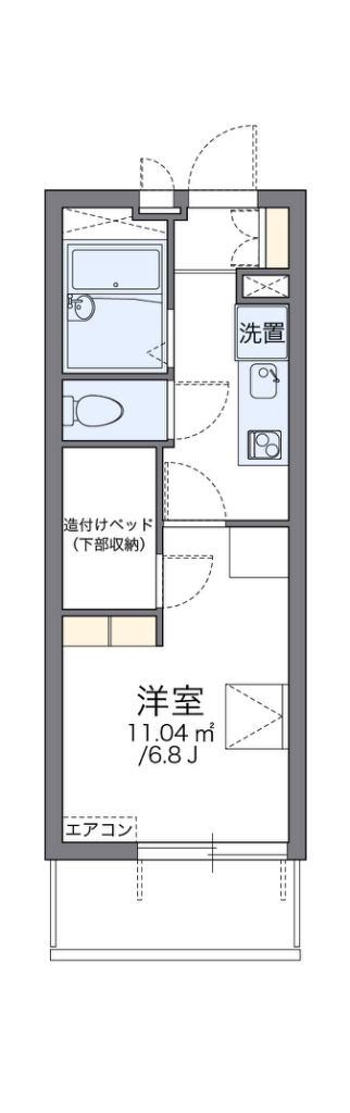 レオパレスＴＮ弐番館 間取り