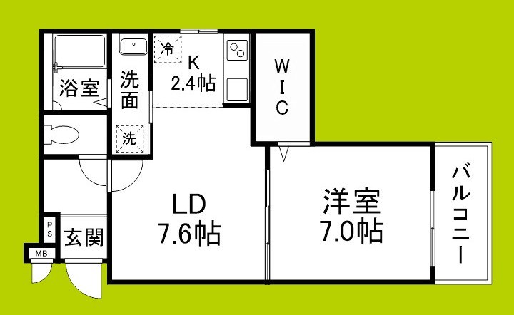 （仮称）フジパレス今津中五丁目B棟 間取り
