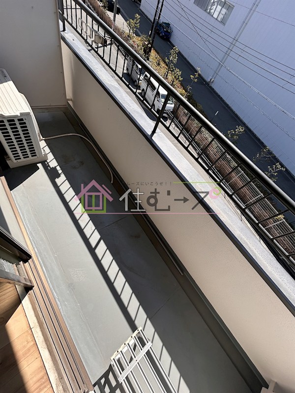 岡本ハイツ ベランダ