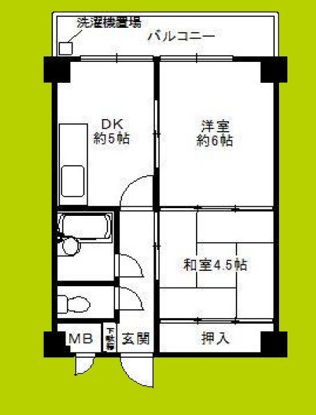 ハイツサンシャイン 間取り