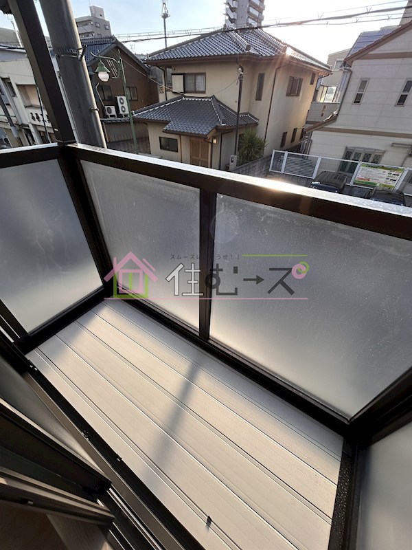 寺井貸家　右 ベランダ