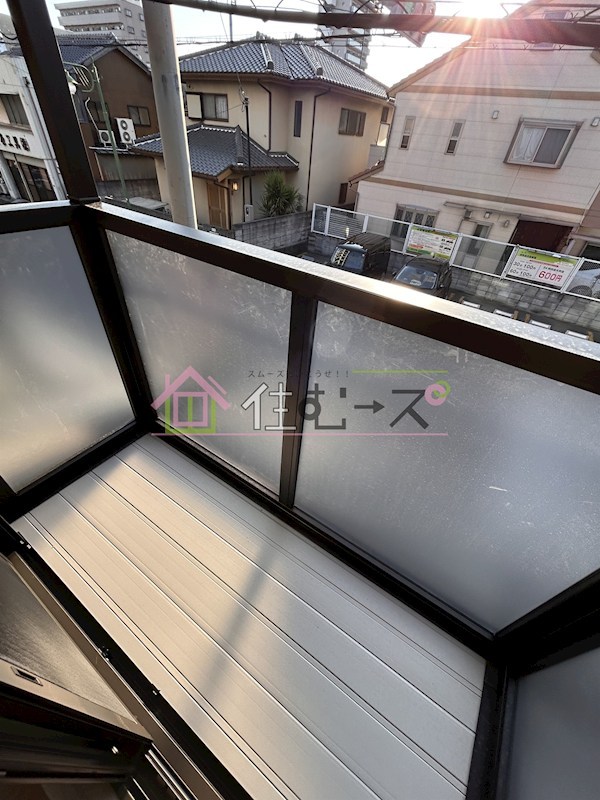 寺井貸家　中 ベランダ