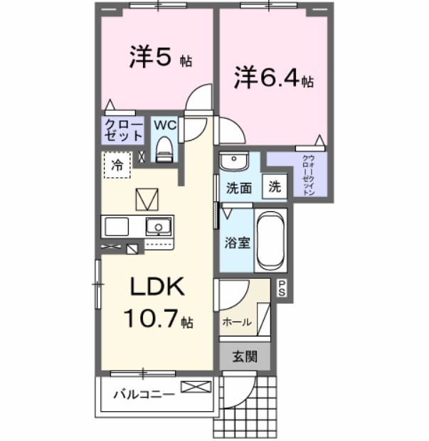 サジュールＫⅡ 間取り図