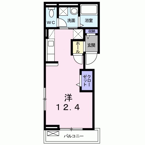 アメリ　ドヴァン　ラ　ガール 間取り