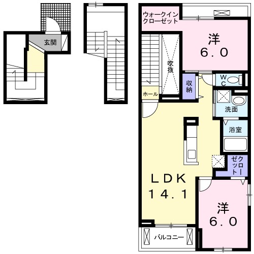 パインルーツⅢ 間取り