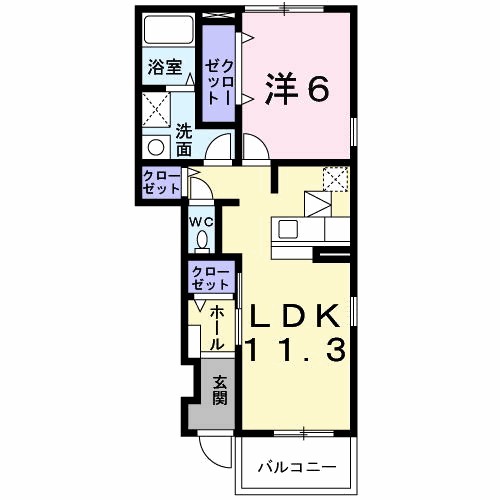 ミルト・ヴィラ　Ａ 間取り