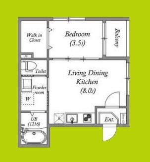 ハーモニーテラス今林 間取り図