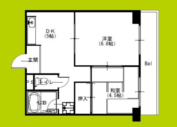 エクセレント上新サンウイング 間取り