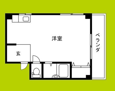 國田ハイツⅡ 間取り